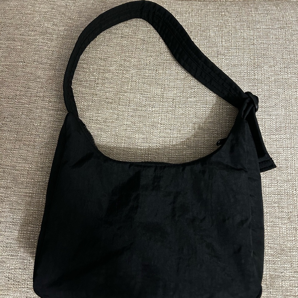 BAGGU Black Hobo Bag